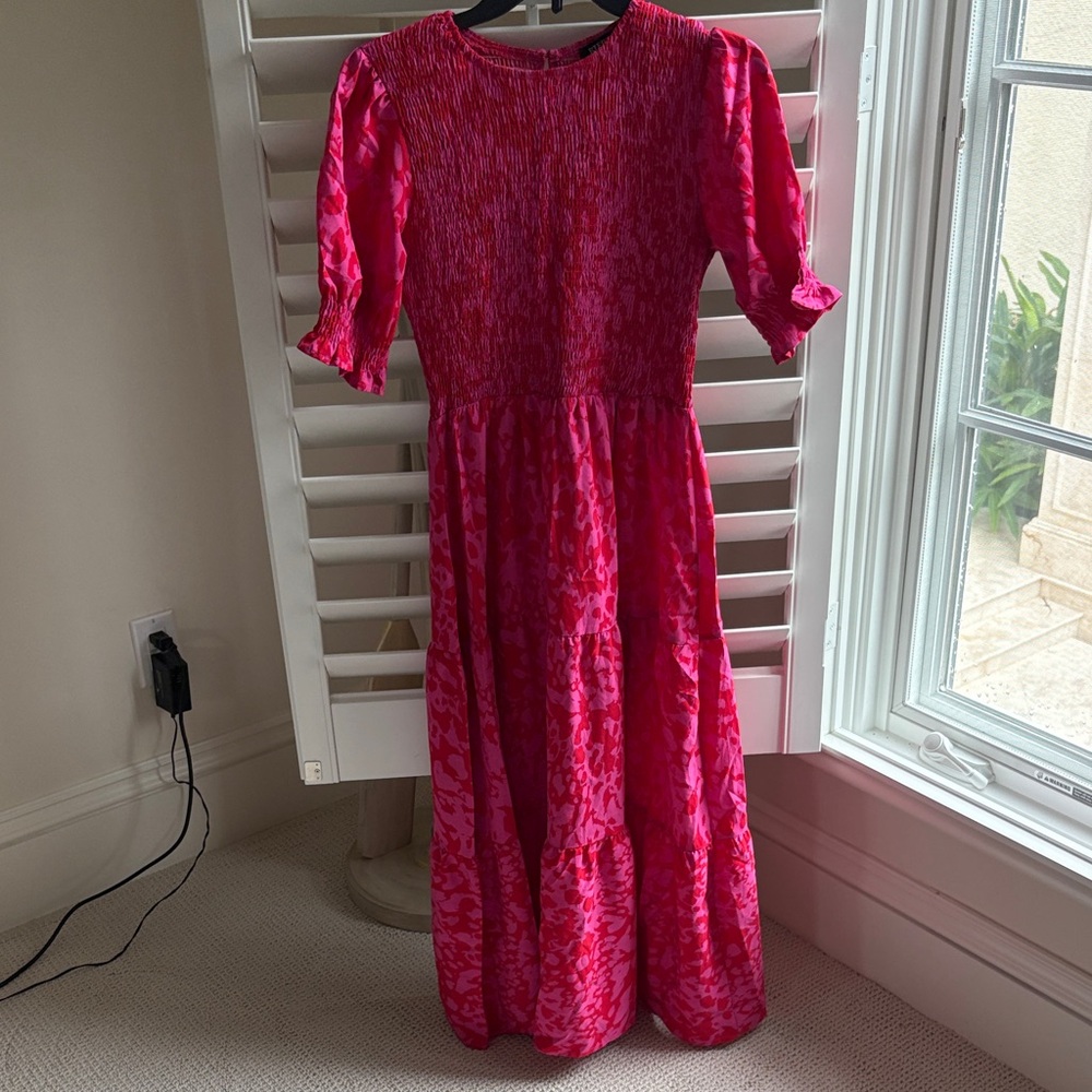 Elegant Pink Maxi Dress